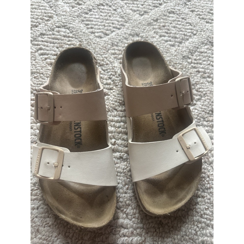 Womens Birkenstock Cream & Pale Pink Size 39  - 8  -
